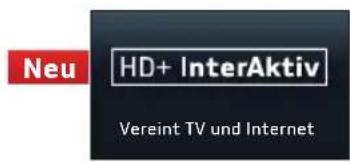 Neu HD+ InterAktiv Vereint TV und Internet