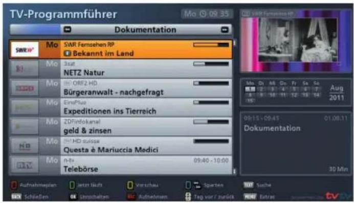 TV-Programmführer Mo 09:35 Dokumentation SWR@mo Mo SWR Fernsehen XP Bekannt im Land Me 3sat NETZ Natur Mo ORF2 HD Bürgeranwalt - nachgefragt Mo EinPlus Expeditionen ins Tierreich Mo ZDinfokanal geld & zinsen Mo HD suisse Questa à Mariuccia Medici Mo n-hv 09:40 - 10:00 Telebörse Aufnahmepien Jetzt luht Verschau Sperten Suche Schleßen Umsolaten Dr. Aufnahmen Tag vor / zurück Extras TV