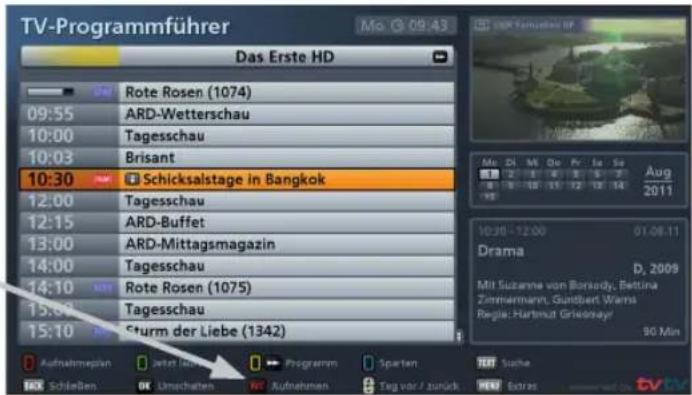 TV-Programmführer Mo. © 09:43 Das Erste HD Rote Rosen (1074) ARD-Wetterschau Tagesschau Brisant 10:30 Schicksalstage in Bangkok Tagesschau ARD-Buffet ARD-Mittagsmagazin Tagesschau Rote Rosen (1075) Tagesschau Sturm der Liebe (1342) Aufnahmeplan Jettel Söhn Programm Sparten TFT Suche SK Schließen Ümschaften Aufnehmen Tag vor / zurück Entire Aug 2011 10:30 - 12:00 01.08.11 Drama Mit Susanna von Borsody, Bettina Zimmermann, Gurtbert, Wanns Regie: Hartmut Griebsayr 90 Min