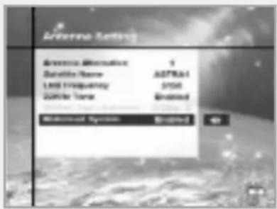 CityCom CCR 500 - Setting your Receiver for DiSEqC 1.2 - 1