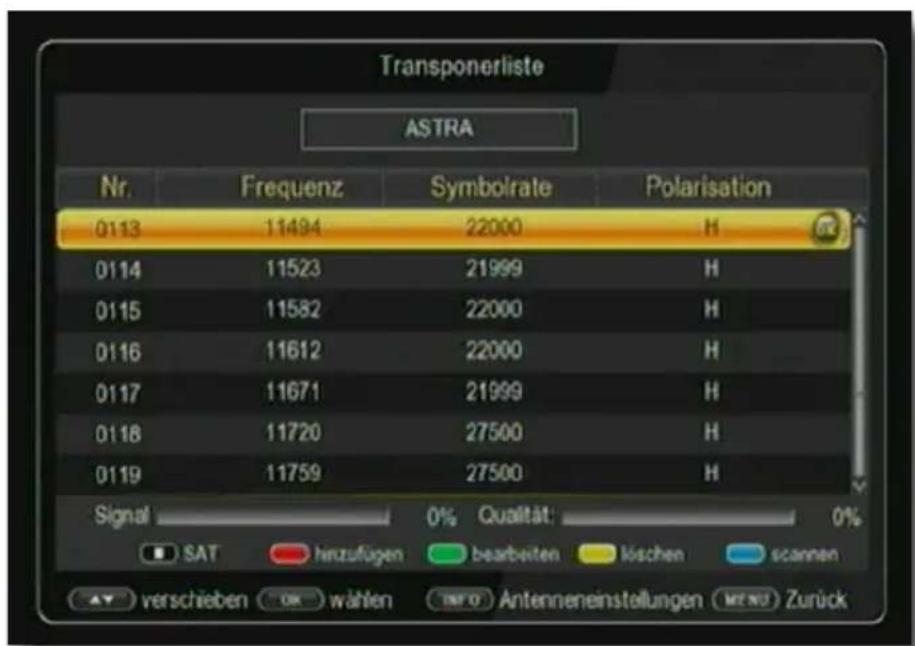 Techion HDS 1 - Transponderliste - 1