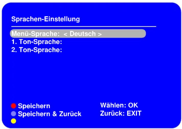 Palcom DSL-380 - Grundeinstellungen Einstellung der Sprache - 1
