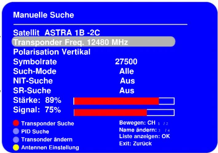 Palcom DSL-380 - Manuelle Suche - 1