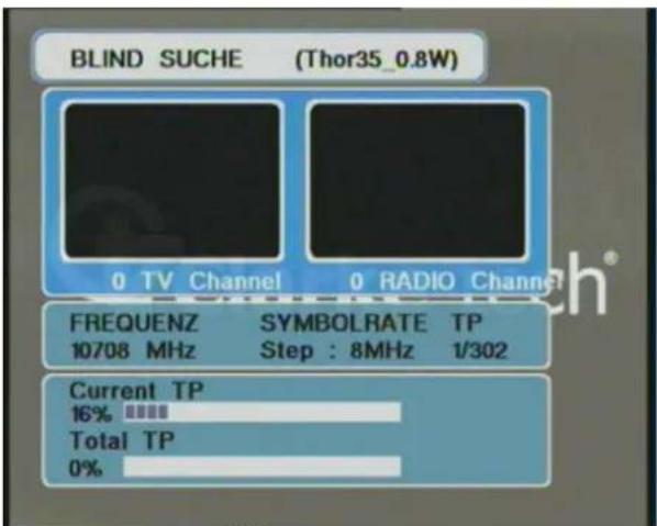 Clarke-tech SFP Combo 2012 - DVB-S Signalsuche - 4