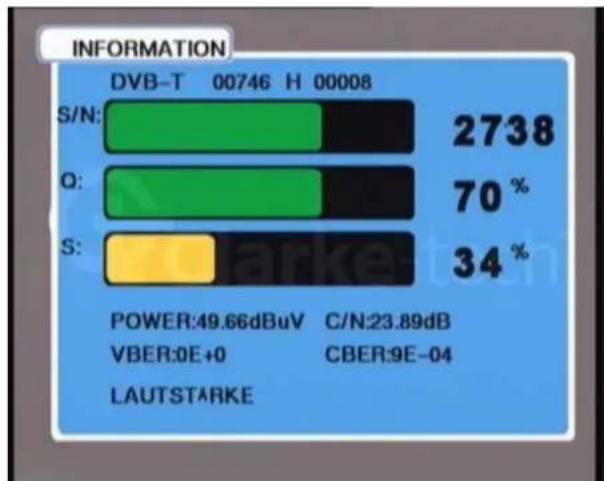 Clarke-tech SFP Combo 2012 - DVB-T Signalsuche - 7