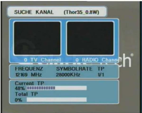 Clarke-tech SFP Combo 2012 - DVB-S Signalsuche - 3
