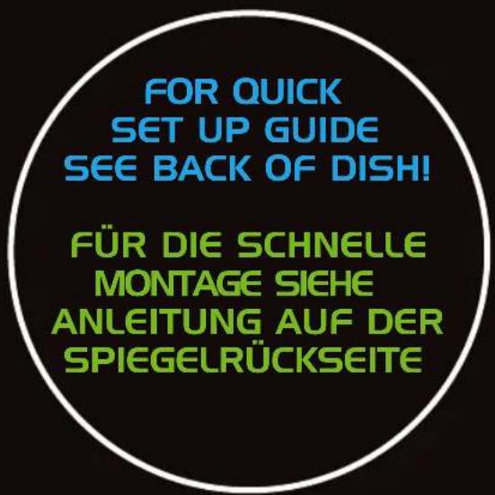 Maxview Precision MXL012-65TWIN - SET UP GUIDE AUFBAUANLEITUNG - 2