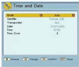 Maxview Omnisat Dome MXL002 - TIME AND DATE - 2