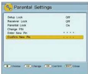 Maxview Omnisat Dome MXL002 - PARENTAL SETTINGS - 3