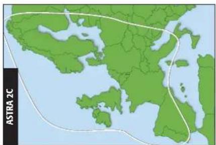 Maxview Omnisat B2554 - SATELLITE FOOTPRINT INFORMATION - 13