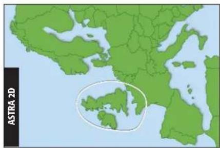 Maxview Omnisat B2554 - SATELLITE FOOTPRINT INFORMATION - 12