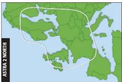 Maxview Omnisat B2554 - SATELLITE FOOTPRINT INFORMATION - 14