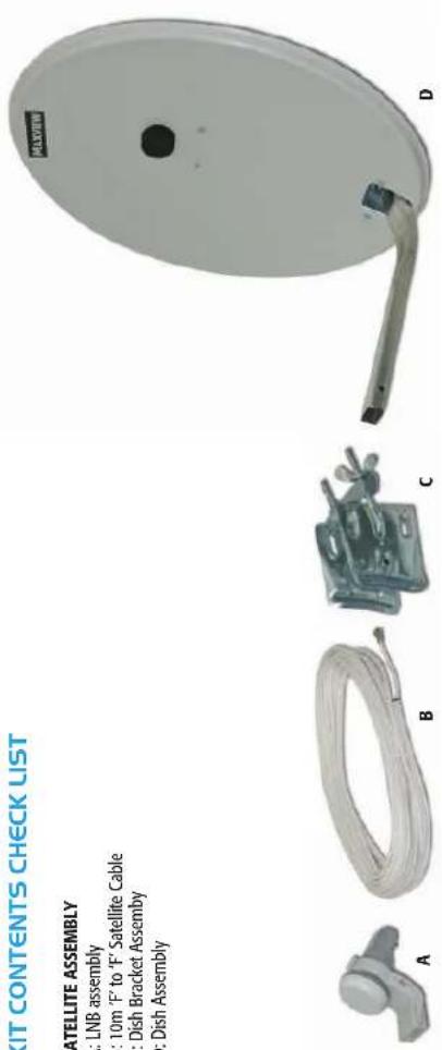 Maxview Omnisat B2554 - ASSEMBLY & USER INSTRUCTIONS - 3