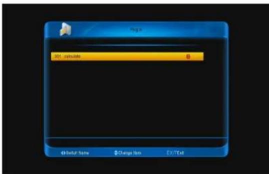 SAB Unix F plus Solo - Menu "Pulg in" - 1