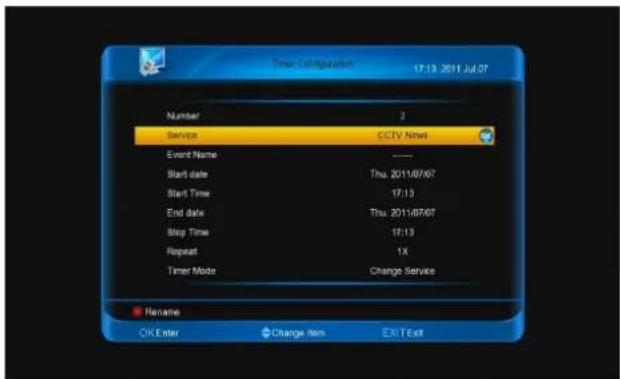 SAB Unix Triple - Timer einstellen - 1