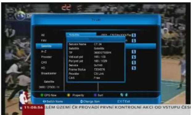 SAB Unix Triple - Kanaldetailinformationen - 1