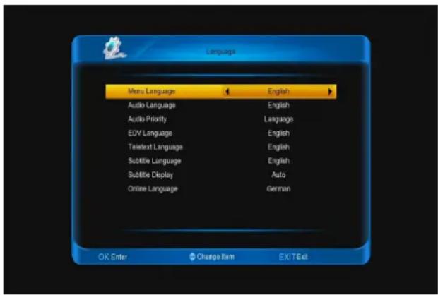 SAB Unix Triple - Sprache Einstellungen - 1