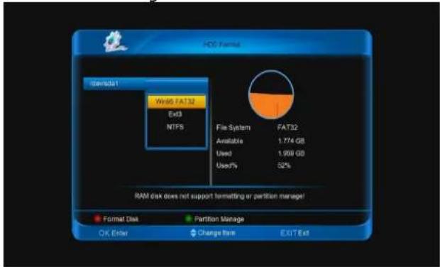 SAB Unix Triple - >VR/HDD Einstellungen - 2