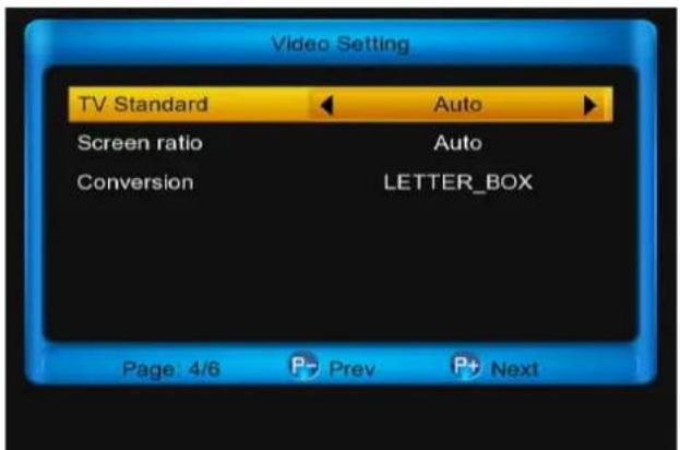 SAB Unix Triple - Video-Einstellungen - 1