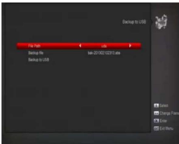 SAB Titan III Hd Combo - Sicherung auf USB - 1