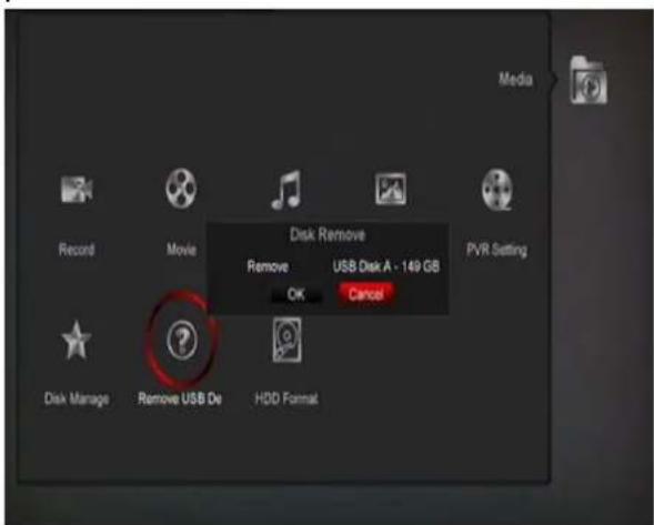 SAB Titan III Hd Combo - USB Gerät sicher entfernen - 1