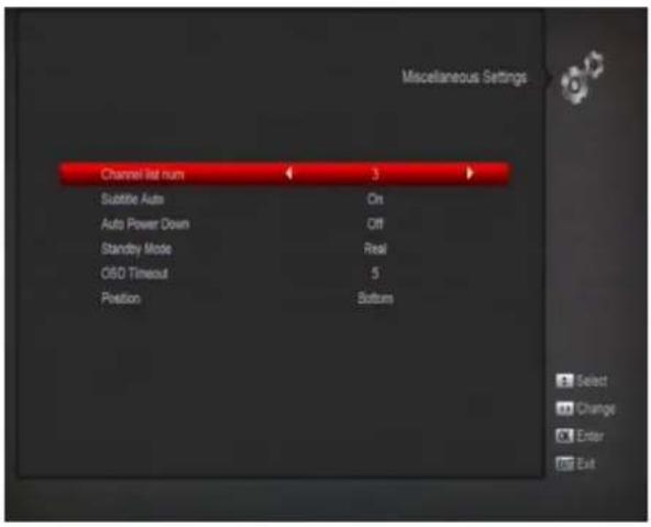 SAB Titan III Hd Combo - Sonstige Einstellung - 1