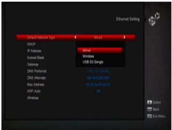 SAB Titan III Hd Combo - Ethernet Setting - 1