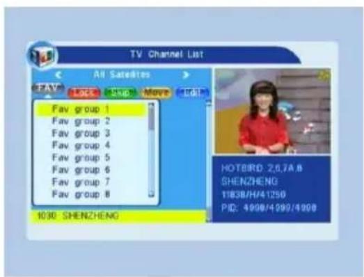 SAB 2500 - TV Channel List - 2