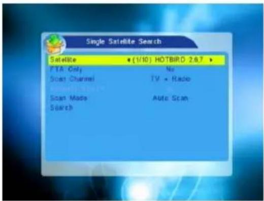 SAB 2500 - Single Satellite Search - 1