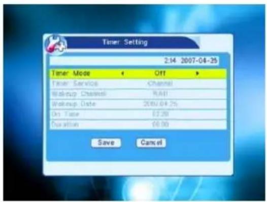 SAB 2500 - Timer Setting - 2