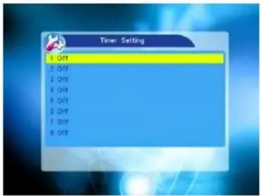 SAB 2500 - Timer Setting - 1
