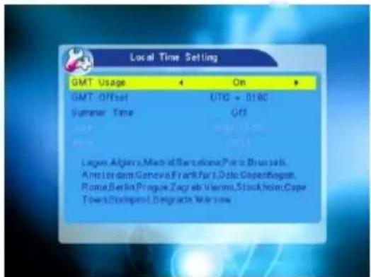 SAB 2500 - Local Time Setting - 1