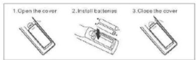 Maximum XO-25 S - Einsetzen der Batterien - 1