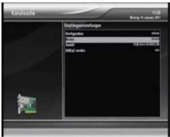 Clarke-tech ET 9000 - Empfang eines Satelliten - Direktverbindung (DVB-S/S2) - 1