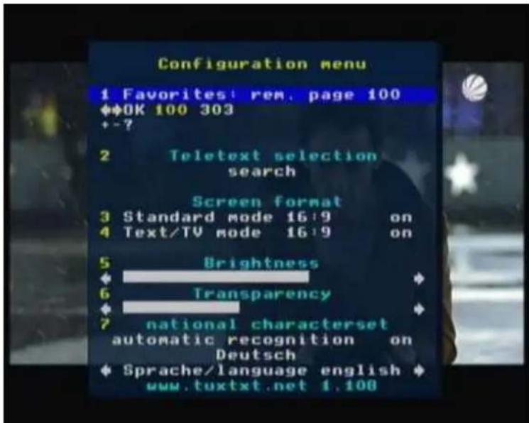 Clarke-tech ET 9000 - Videotext - 1