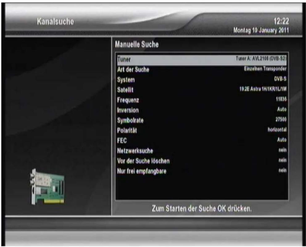 Clarke-tech ET 9000 - Manueller Suchlauf - 1