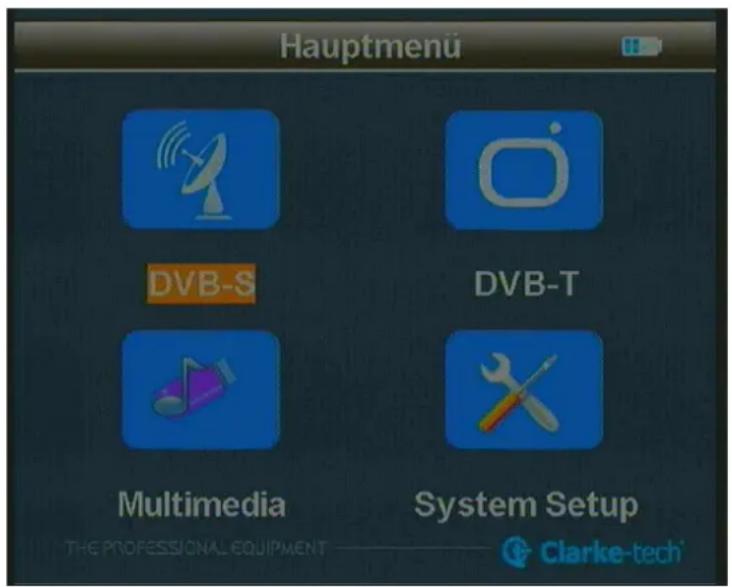 Clarke-tech CT IT-EU 09 Combo - Hauptmenü - 1