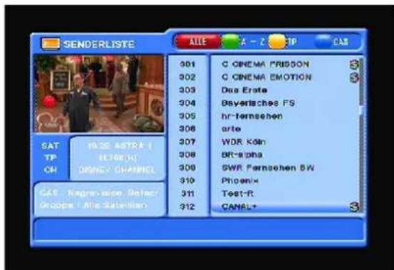 Clarke-tech 5000HD - Anwählen von Programmen - 1