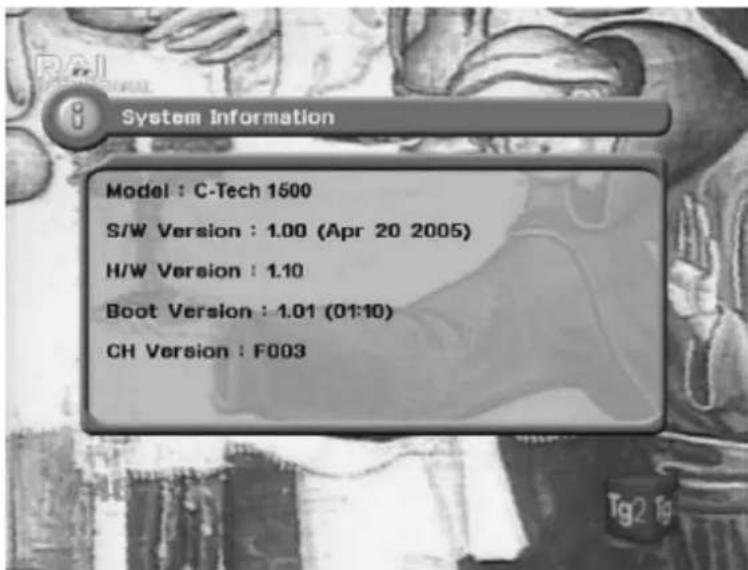 Clarke-tech 2100 - Systeminformationen - 1
