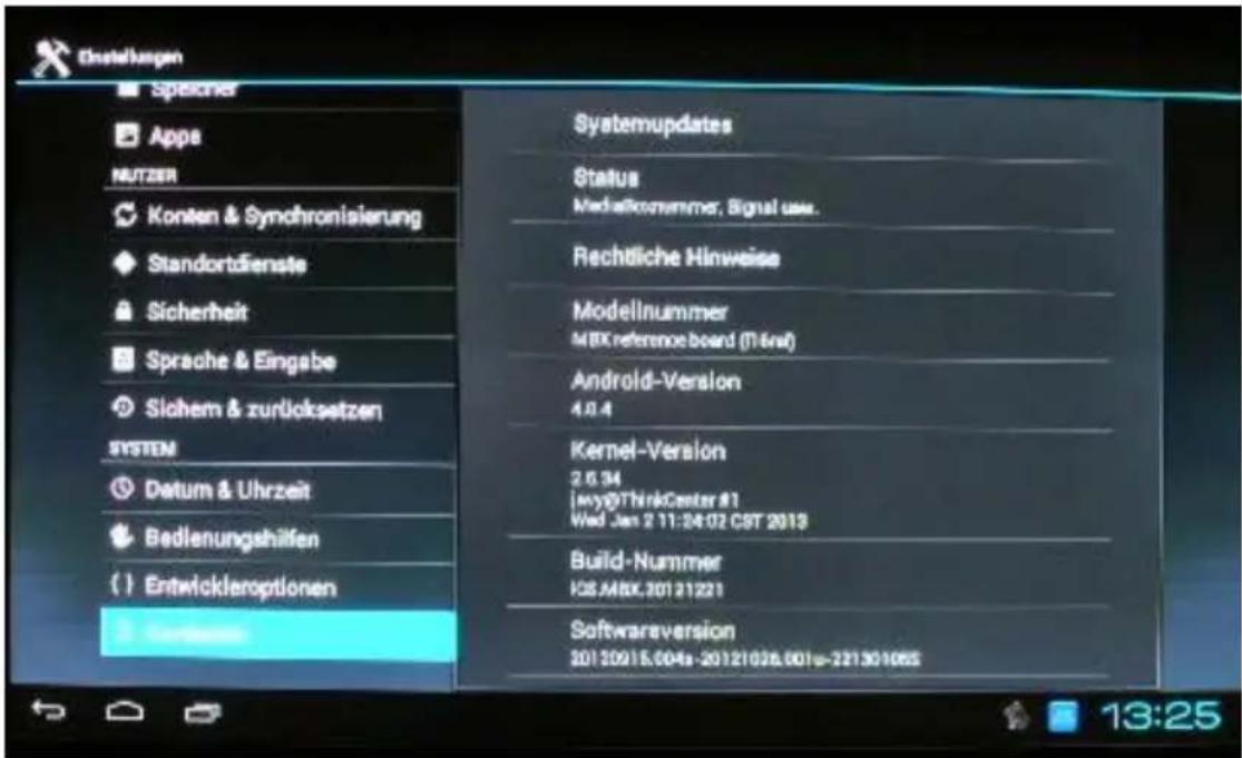 Comag Smart TV HD Android - Entwickleroptionen - 2
