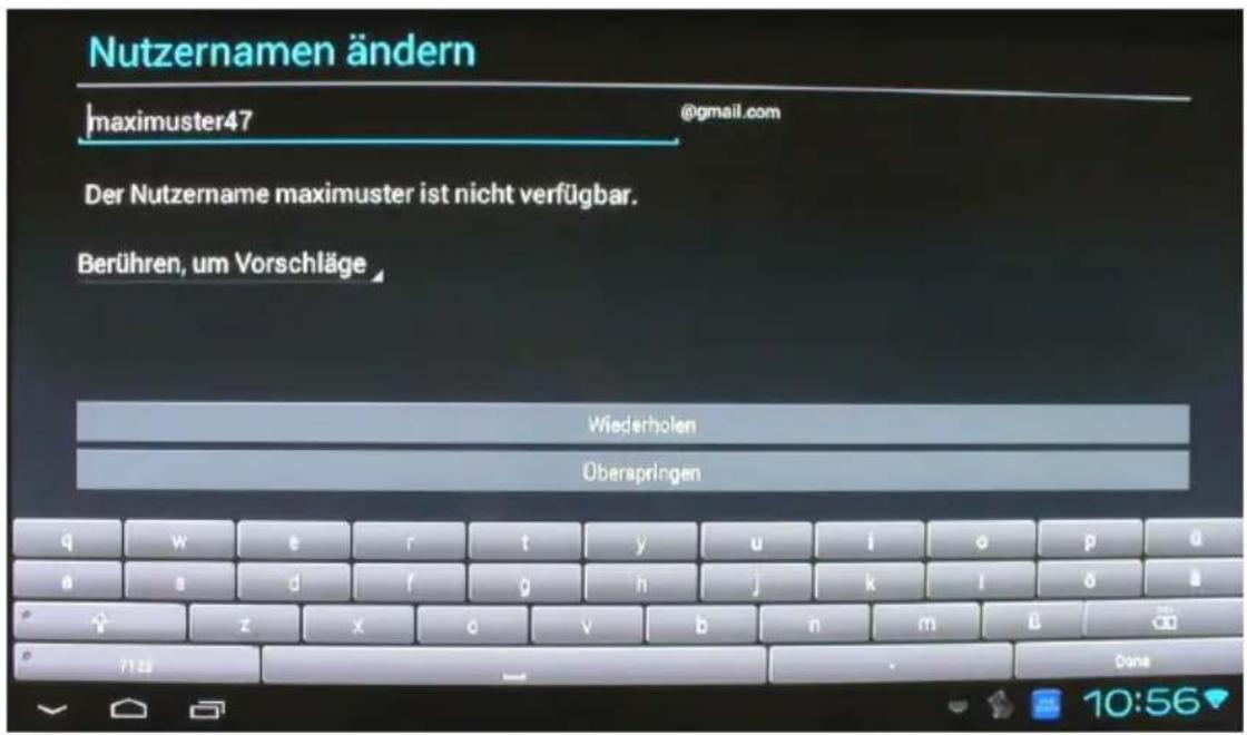 Comag Smart TV HD Android - Google-Konto einrichten/Receiver bei Google anmelden (Gmail) - 10