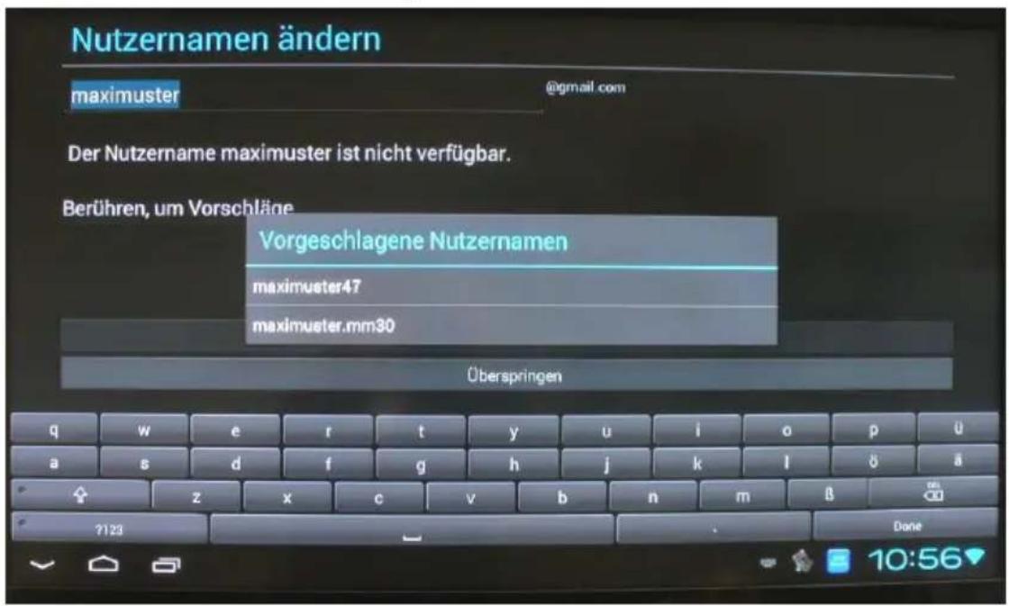 Comag Smart TV HD Android - Google-Konto einrichten/Receiver bei Google anmelden (Gmail) - 9