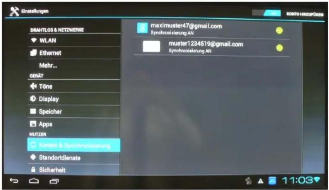 Comag Smart TV HD Android - Google-Konto einrichten/Receiver bei Google anmelden (Gmail) - 19
