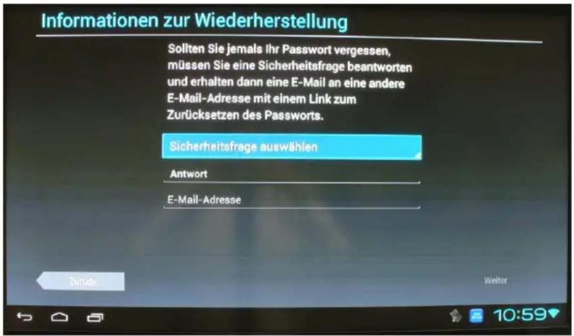 Comag Smart TV HD Android - Google-Konto einrichten/Receiver bei Google anmelden (Gmail) - 12