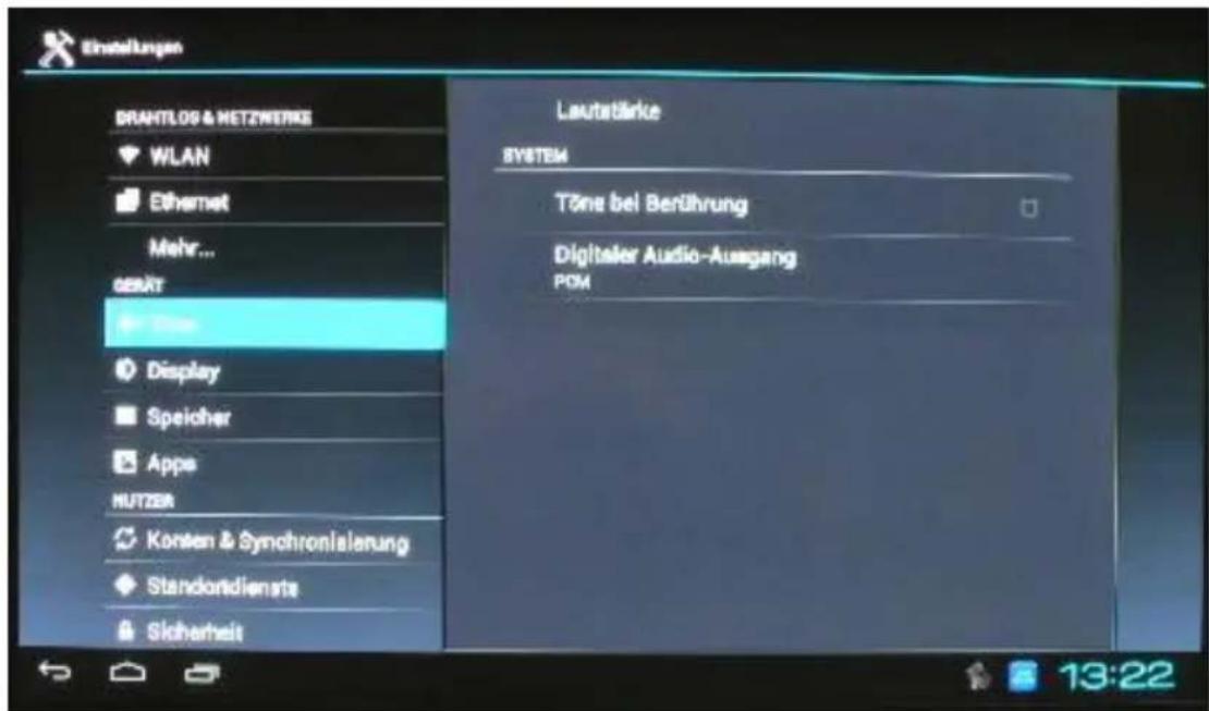 Comag Smart TV HD Android - Einstellungen des Receivers (Gerät) - 1
