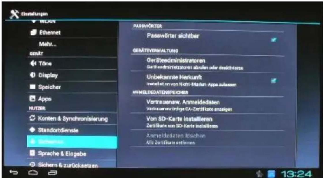 Comag Smart TV HD Android - Hinzugefügtes Email-Konto entfernen - 5