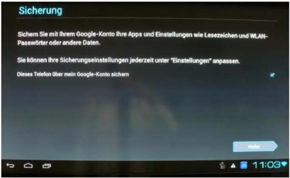 Comag Smart TV HD Android - Google-Konto einrichten/Receiver bei Google anmelden (Gmail) - 18