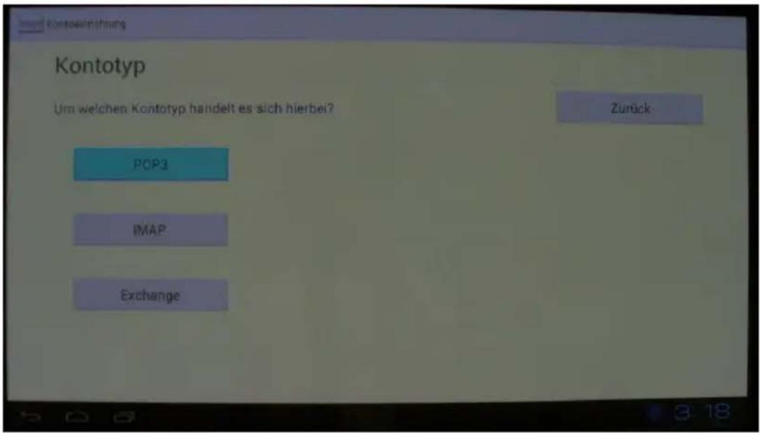 Comag Smart TV HD Android - Bestehendes Email-Konto hinzufügen - 3