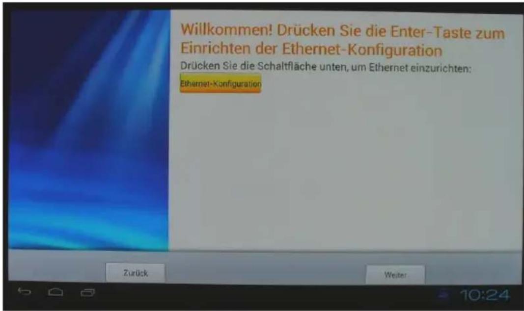 Comag Smart TV HD Android - Netzwerkverbindung per Ethernet-Kabel: - 1