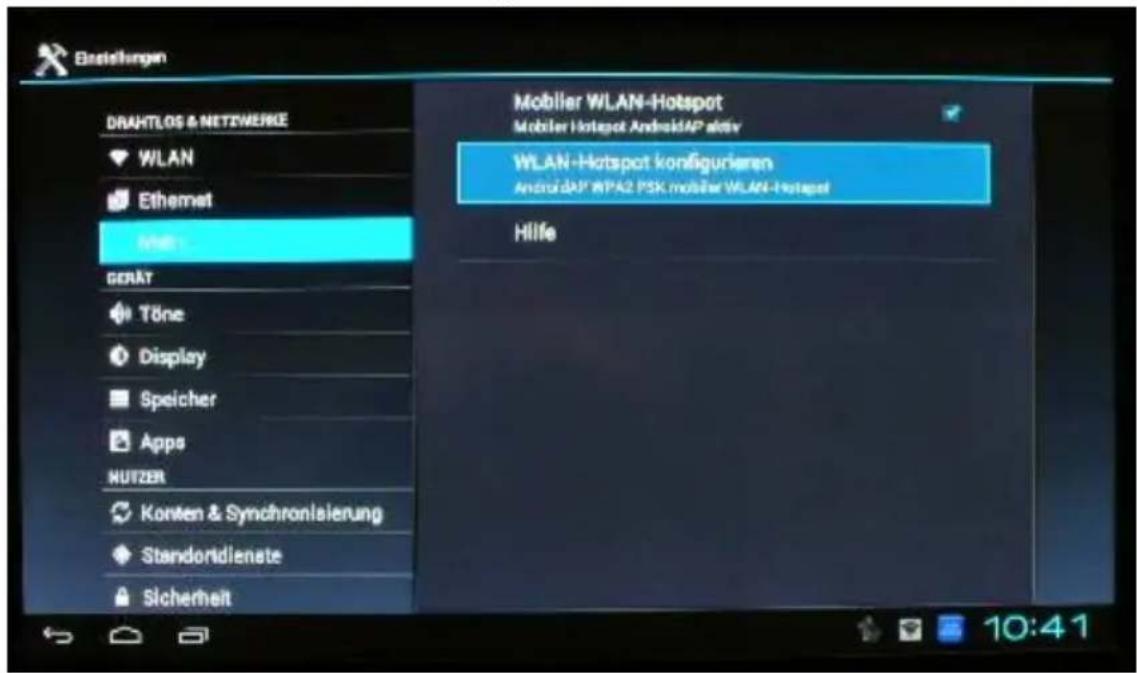 Comag Smart TV HD Android - WiFi-fähiges Android-Gerät oder iOS-Gerät (Smart-Phone, Tablet) mit dem Receiver über persönlichen WLAN-Hotspot verbinden - 2